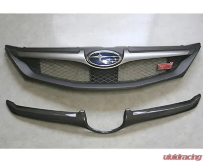 Charge Speed Carbon Front Grill Finisher Subaru WRX 2008-2010 - BCSI08-CS979GRFC