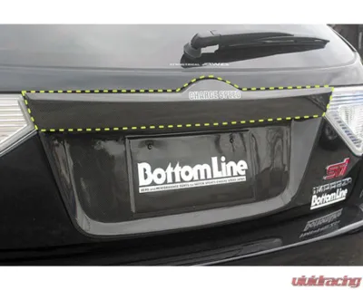 Charge Speed Carbon License Plate Upper Garnish Subaru Impreza | WRX 2008-2014 - BCSI08-CS979LPUGC