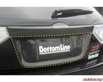 Charge Speed Carbon License Plate Bottom Cowl Subaru Impreza | WRX 2008-2014 - BCSI08-CS979LPWC
