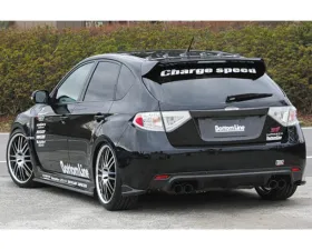 Charge Speed Bottom Lines Carbon Rear Caps Subaru WRX STi 2008-2014