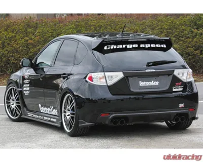 Charge Speed Bottom Lines Carbon Rear Caps Subaru WRX STi 2008-2014 - BCSI08-CS979RC1F
