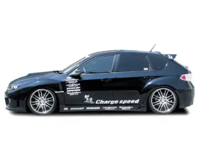 Charge Speed FRP Side Skirts Subaru WRX STi 2008-2014