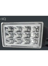 Charge Speed F1 Clear Lens/Clear Chrome Reflector LED Rear Bumper Light Subaru STi                                     - BCSI11-CS9735BFS/1CC - Image 4