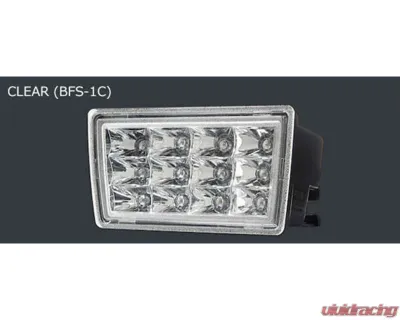 Charge Speed F1 Clear Lens/Clear Chrome Reflector LED Rear Bumper Light Subaru STi - BCSI11-CS9735BFS/1CC