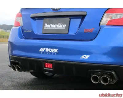 Charge Speed F1 Clear Lens/Red Chrome Reflector LED Rear Bumper Light Subaru STi - BCSI11-CS9735BFS/1CR