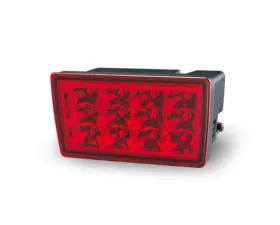 Charge Speed F1 Red Lens/Red Chrome Reflector LED Rear Bumper Light Subaru STi