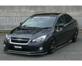 Charge Speed Carbon Bottom Line Complete Kit w/o OEM Side Skirts 5PCs Subaru Impreza 2012-2015