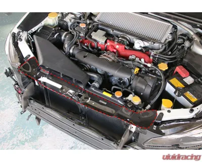 Charge Speed Carbon Air Intake Cooling Plate (Japanese CFRP) Subaru WRX | STi 2015-2021 - BCSI15-CS9735AICPC