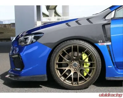 Charge Speed Carbon Front Fenders w/ Vents Pair Subaru WRX | STi 2015-2021 - BCSI15-CS9735FFC