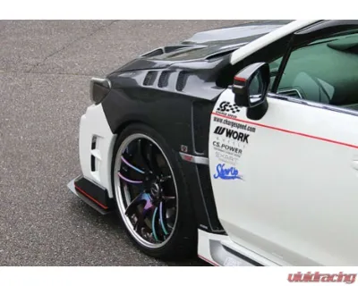Charge Speed Carbon Front Fenders w/ Vents Pair Subaru WRX | STi 2015-2021 - BCSI15-CS9735FFC