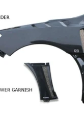 Charge Speed Carbon Front Fenders w/ Vents Pair Subaru WRX | STi 2015-2021                                     - BCSI15-CS9735FFC - Image 5