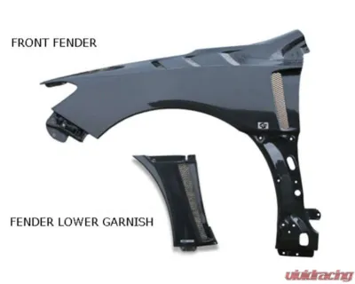 Charge Speed Carbon Front Fenders w/ Vents Pair Subaru WRX | STi 2015-2021 - BCSI15-CS9735FFC