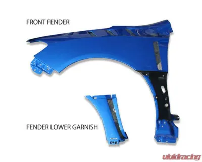 Charge Speed FRP Vented Lower Garnish Pair Subaru WRX STi 2015-2021 - BCSI15-CS9735FFLGF