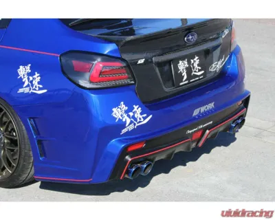 Charge Speed FRP Type-1 Rear Bumper Subaru WRX STi 2015-2021 - BCSI15-CS9735RB1