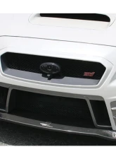 Charge Speed FRP Subaru Emblem Front Bumper Base w/ Camera Mount In Black Finish Subaru WRX STi 2015-2021                                     - BCSI15-CS9735SECC - Image 3