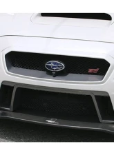 Charge Speed FRP Subaru Emblem Front Bumper Base w/ Camera Mount In Black Finish Subaru WRX STi 2015-2021                                     - BCSI15-CS9735SECC - Image 2