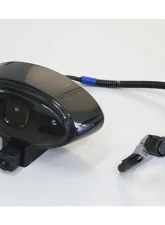 Charge Speed FRP Subaru Emblem Front Bumper Base w/ Camera Mount In Black Finish Subaru WRX STi 2015-2021                                     - BCSI15-CS9735SECC - Image 3
