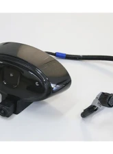 Charge Speed FRP Subaru Emblem OEM Grill Base w/ Camera Mount In Black Finish Subaru WRX STi 2015-2021                                     - BCSI15-CS9735SECO - Image 3