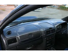 Charge Speed Carbon Dashboard Cover RHD - JDM Plain Weave Subaru Impreza 1993-1998