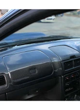 Charge Speed Carbon Dashboard Cover RHD - JDM Plain Weave Subaru Impreza 1993-1998                                     - BCSI95-CS976DBC - Image 2