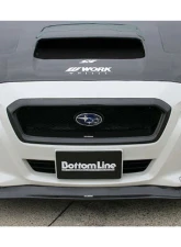 Charge Speed Bottom Line Carbon Front Grill Subaru Impreza Levorg 2015-2017                                     - BCSL15-CS9737GRC - Image 3