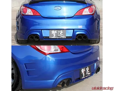 Charge Speed FRP Rear Bumper Hyundai Genesis Coupe 2009-2012 - BCYG09-CS996RB