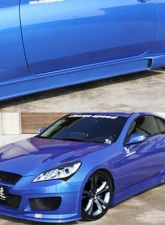 Charge Speed FRP Side Skirts Pair Hyundai Genesis Coupe 2009-2012                                     - BCYG09-CS996SS - Image 2