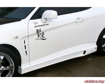 Charge Speed FRP Side Skirts Pair Hyundai Tiburon 2003-2006 - BCYT03-CS997SS