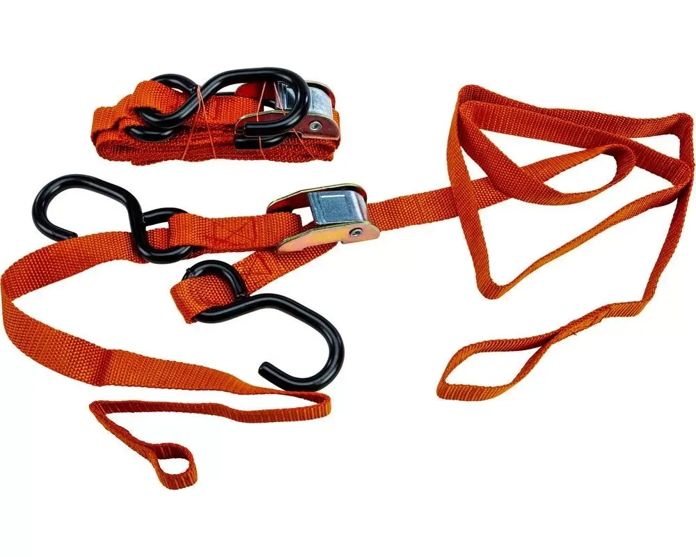Fire Power Parts 1.5" Tie-Down W/ Soft Tie Orange 2 Pack - 29-13071