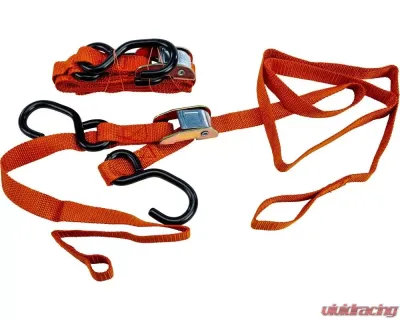 Fire Power Parts 1" Tie-Down W/ Soft Tie Orange 2 Pack - 29-13031