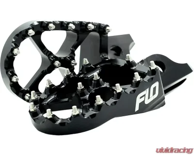 Flo Motorsports Black Pro Series Foot Pegs Honda | Kawasaki 2002-2019 - FPEG-792BLK