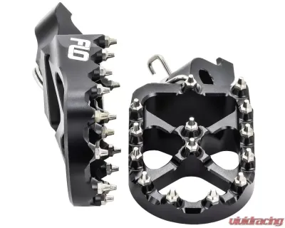 Flo Motorsports Black Flo Foot Peg Honda | Kawasaki 2004-2021 - FPEG-798BLK