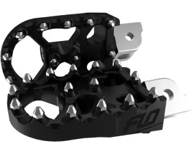 Flo Motorsports Black Moto Style Footpeg Set Harley-Davidson M8 Softail 2018-2020