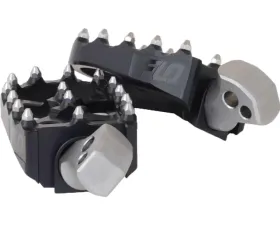 Flo Motorsports Black Moto Style Passenger Pegs Harley-Davidson M8 Softail 2018-2021