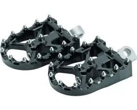 Flo Motorsports Black BMX Style Foot Pegs Harley-Davidson 1972-2019