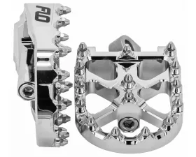 Flo Motorsports Chrome BMX Style Footpegs Chrome Harley-Davidson 1972-2019