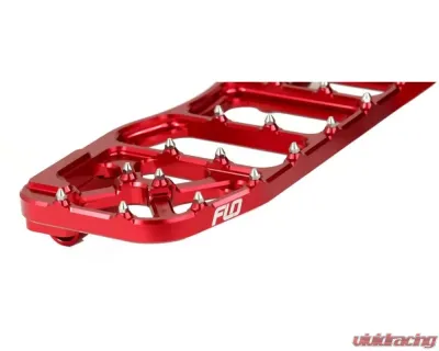 Flo Motorsports Red V5 Floorboards Harley-Davidson 1984-2020 - FPEG-800V5R