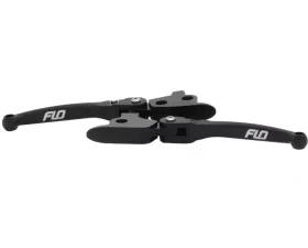 Flo Motorsports Black MX Style Lever Set Harley-Davidson 2008-2013