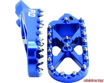Flo Motorsports Blue Adventure Snow Footpeg Yamaha 1999-2019 - SPEG-793BLU