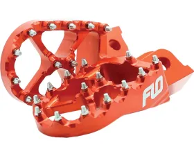 Flo Motorsports Orange Pro Series Foot Pegs Husqvarna | KTM 2016-2019
