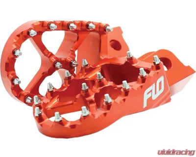 Flo Motorsports Orange Pro Series Foot Pegs Husqvarna | KTM 2016-2019 - FPEG-795-2 ORG