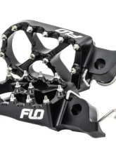 Flo Motorsports Pro Series Foot Pegs (Black) GasGas | Husqvarna | KTM  2023-2024                                     - FPEG-795-4BLK - Image 2