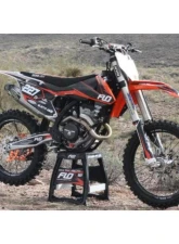 Flo Motorsports Pro Series Foot Pegs (Black) GasGas | Husqvarna | KTM  2023-2024                                     - FPEG-795-4BLK - Image 5