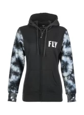 Fly Racing Womens Tie-Die Zip Up Hoodie                                     - 358-0070S - Image 2