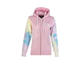 Fly Racing Womens Tie-Die Zip Up Hoodie