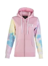 Fly Racing Womens Tie-Die Zip Up Hoodie                                     - 358-0071S - Image 2