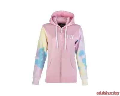 Fly Racing Womens Tie-Die Zip Up Hoodie - 358-0071S