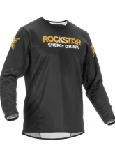 Fly Racing Kinetic Rockstar Jersey - Black/Gold                                     - 375-023L - Image 2