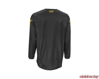 Fly Racing Kinetic Rockstar Jersey - Black/Gold - 375-023L