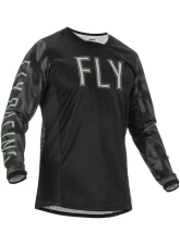 Fly Racing Kinetic SE Tactic Jersey - Black/Grey Camo                                     - 375-524S - Image 2